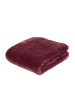 Gözze Wohndecke Cashmere-Feeling 220x240 in beere