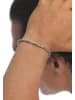 KUZZOI Armband 925 Sterling Silber in Grau