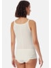 Schiesser Spaghetti Top Personal Fit in Schwarz / creme