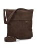 Zwei Mademoiselle.M Schultertasche 31 cm nubuk espresso