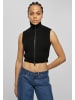 Urban Classics Urban Classics Damen Ladies Short Knit Vest in black