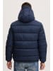 BLEND Dicke Winterjacke Wattiert Outdoor Parka mit Kapuze in Blau