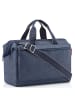 Reisenthel travelling allrounder S pocket - Reisetasche 39 cm (leo macchiato) in herringbone dark blue