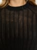 Peppercorn Peppercorn PCLilly Batsleeve Knit Blouse in Black Metallic