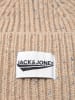 Jack & Jones Gerippte Mütze Winter Beanie Kopfbedeckung JACIVAR in Beige