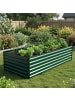 relaxdays Hochbeet in Grün - (B)240 x (H)57 x (T)90 cm