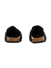 Divine Factory Noga Gassirette Leder Mokassin Mules Nieten Schwarz