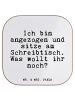 Mr. & Mrs. Panda Flaschenuntersetzer Ich bin angezogen und... mi... in Weiß