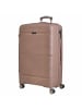 D&N Travel Line 4200 - 4-Rollen-Trolley L 77 cm (taupe) in taupe