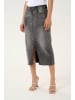 Kaffe Denimrock KAsinem Regular fit in Medium Grey Denim