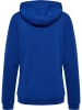 Hummel Hummel Zip Kapuzenpullover Hmlauthentic Multisport Damen Atmungsaktiv Schnelltrocknend in TRUE BLUE