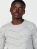 KOROSHI GESTRICKTES JERSEY in grau