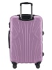 suitline mittelgroßer Hartschalen-Koffer Check-In Reisekoffer TSA 68L in Flieder
