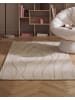 Beliani Kurzflor SALVORI in Beige - (W) 160 x (L) 160 cm