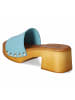 Kaerlek Kaerlek Damen Clogs Pantoletten Blau  in Blau