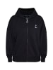 DreiMaster Damen Kapuzenjacke in Schwarz