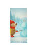 Mr. & Mrs. Panda Badetuch Nachtfalter Schneemann Design ohne Spruch in Eisblau