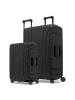 Redolz Essentials 15 4-Rollen 15 Kofferset S+L mit Dreipunktverschluss deep black