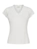 Kaffe T-Shirt kurzarm KAcarla Regular fit in Chalk