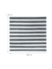 relaxdays Zaunblende in Grau/ Weiß - (B)25 x (H)1,5 m