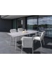 Beliani Esszimmertisch TOLENTINO in Grau/Weiß - (W) 90 x (H) 75 x (L) 180 cm