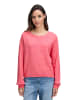 CARTOON Strickpullover mit Rundhalsausschnitt in Bright Red Melange