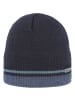 Eisglut Strickmütze in blau