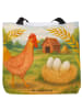 Mr. & Mrs. Panda Schultasche Huhn Stolz Design ohne Spruch in Weiß