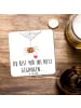Mr. & Mrs. Panda Glasuntersetzer Spinne Agathe Liebe mit Spruch in Weiß