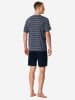 Schiesser Pyjama Casual in blaugrau