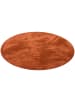 Pergamon Fellteppich Super Soft Pearl Rund in Terracotta