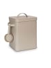 relaxdays 2 x Metallbox in Beige - 6,5 Liter