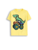 Coccodrillo T-Shirt mit kurzen Ärmeln in gelb