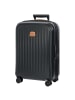 BRIC`s Taormina - 4-Rollen-Kabinentrolley S 55 cm erw. USB (blau) in schwarz