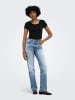 ONLY Straight-Fit jeans in Medium Blue Denim