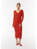 comma Kleid lang in Rot