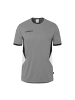 uhlsport  Trainings-T-Shirt Equipe 29 in steingrau/weiß/schwarz