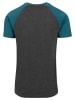 Urban Classics T-Shirts in charcoal/teal