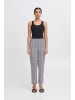 ICHI Casual Hose IHKATE Regular fit in Total Eclipse Ikat Tile Aop