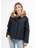 DreiMaster Vintage Damen Winterjacke in Marine Weiss