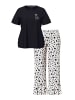 Ulla Popken Pyjama in schwarz