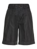 Camel Active Shorts aus Leinenmix in Schwarz