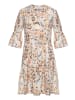 BETTY & CO Stufenkleid mit Print in Cream/Red