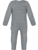 Normani Outdoor Sports 2x Baby Merino Strampler Waverly in Grau gestreift
