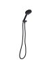 Beliani Wannenarmaturen UCHIZA in Schwarz - (W) 12 x (H) 24 x (L) 6 cm