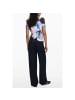 Desigual Schwarzes Polyester-T-Shirt