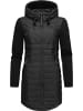 ragwear Steppmantel Lucinda Long in Black