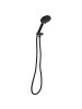 Beliani Wannenarmaturen UCHIZA in Schwarz - (W) 12 x (H) 24 x (L) 6 cm