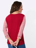 WITT WEIDEN 3/4-Arm-Shirt in rot-ecru-bedruckt