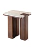 Signature Beistelltisch PUZZLE in Beige - (W)55  x (H)50  x (L)40 cm